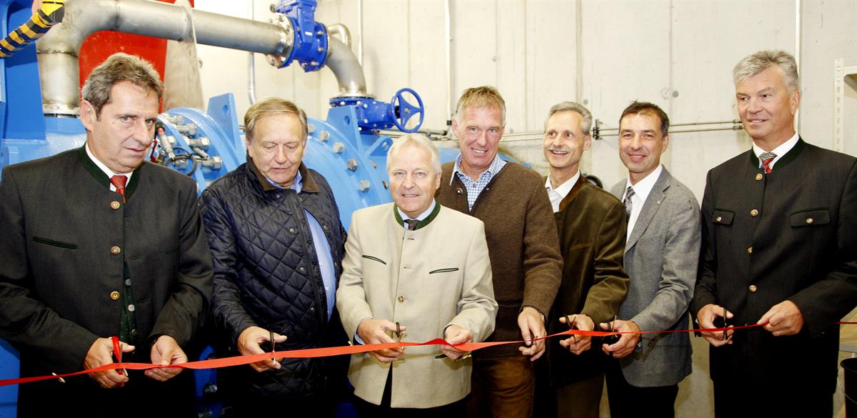 Eröffnung der Kraftwerke Kleinarl und Grafenberg