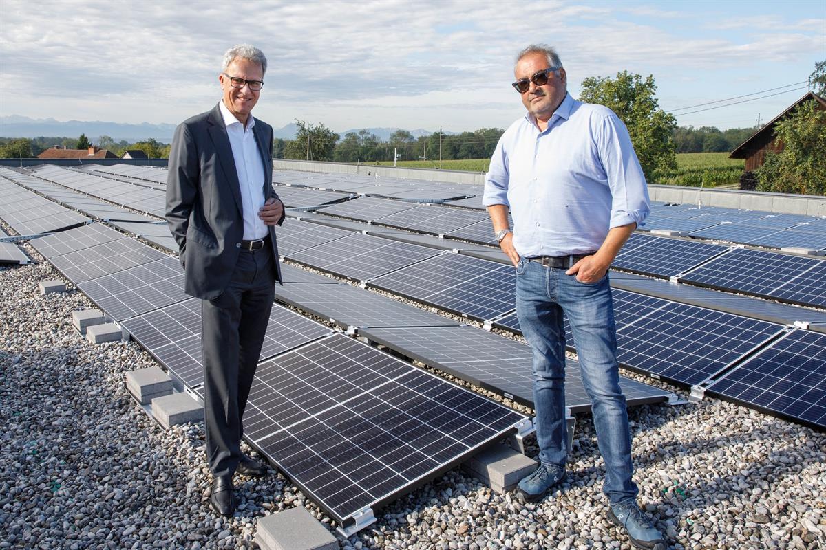 PV-Contracting Anlage der Energie AG bei Reisetbauer Qualitätsbrand GmbH