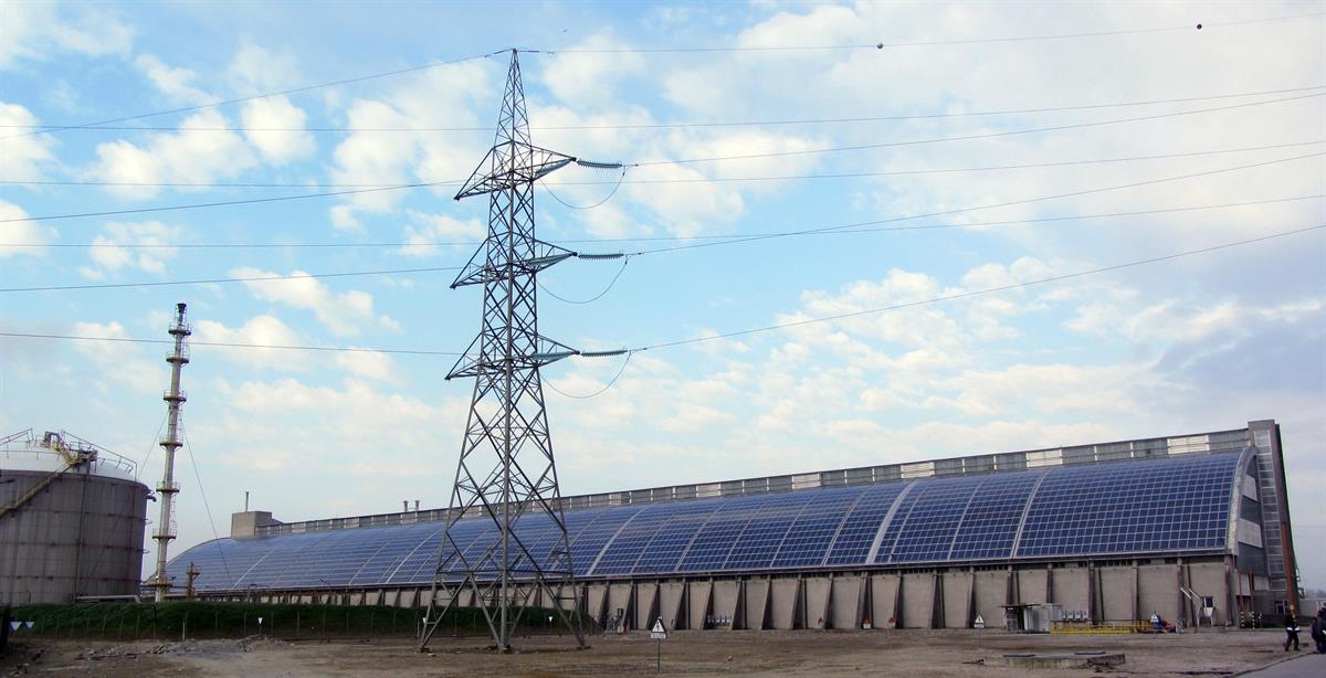 Photovoltaik-Kraftwerk Yara in Ferrara, Italien