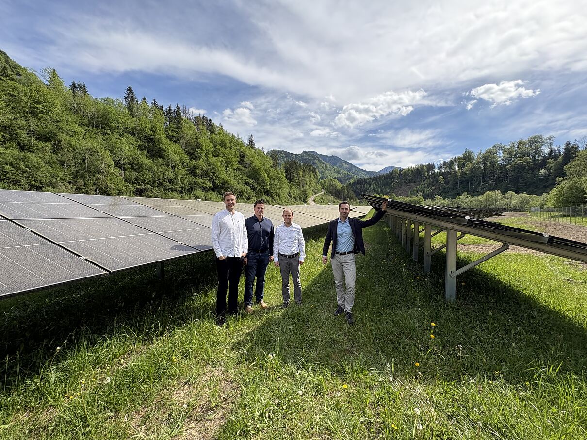 Energie AG nimmt Agri-PV-Anlage in Altenmarkt bei St. Gallen in Betrieb
