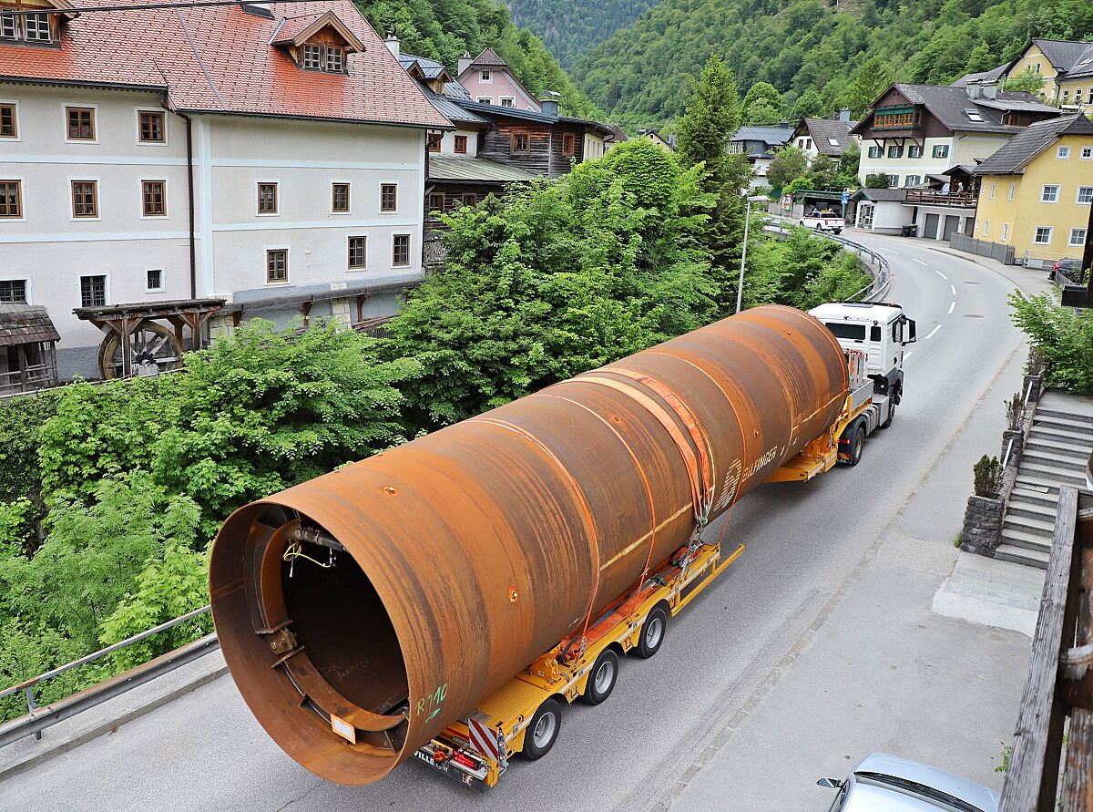 Aktueller Baufortschritt beim Pumpspeicherkraftwerk Ebensee