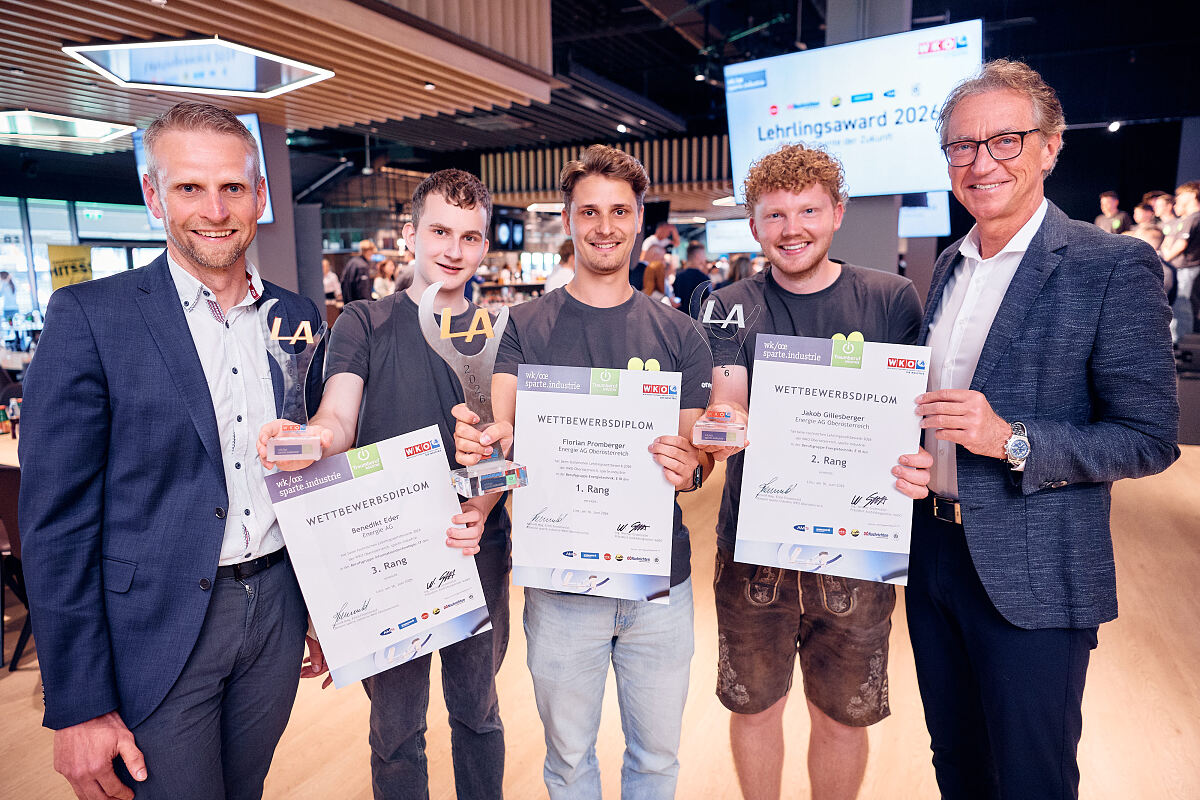 Lehrlinge holten für die Energie AG einen Doppelsieg