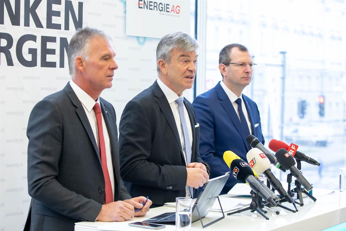 Bilanz-Pressekonferenz der Energie AG Oberösterreich