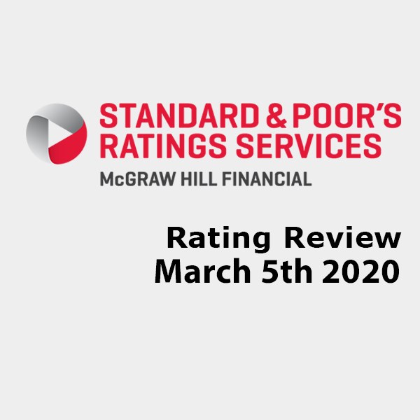 S&P Rating Summary March 5th 2020
