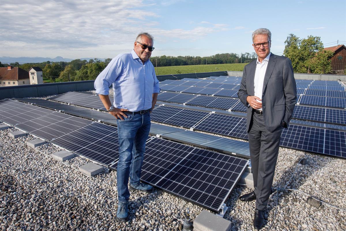 PV-Contracting Anlage der Energie AG bei Reisetbauer Qualitätsbrand GmbH