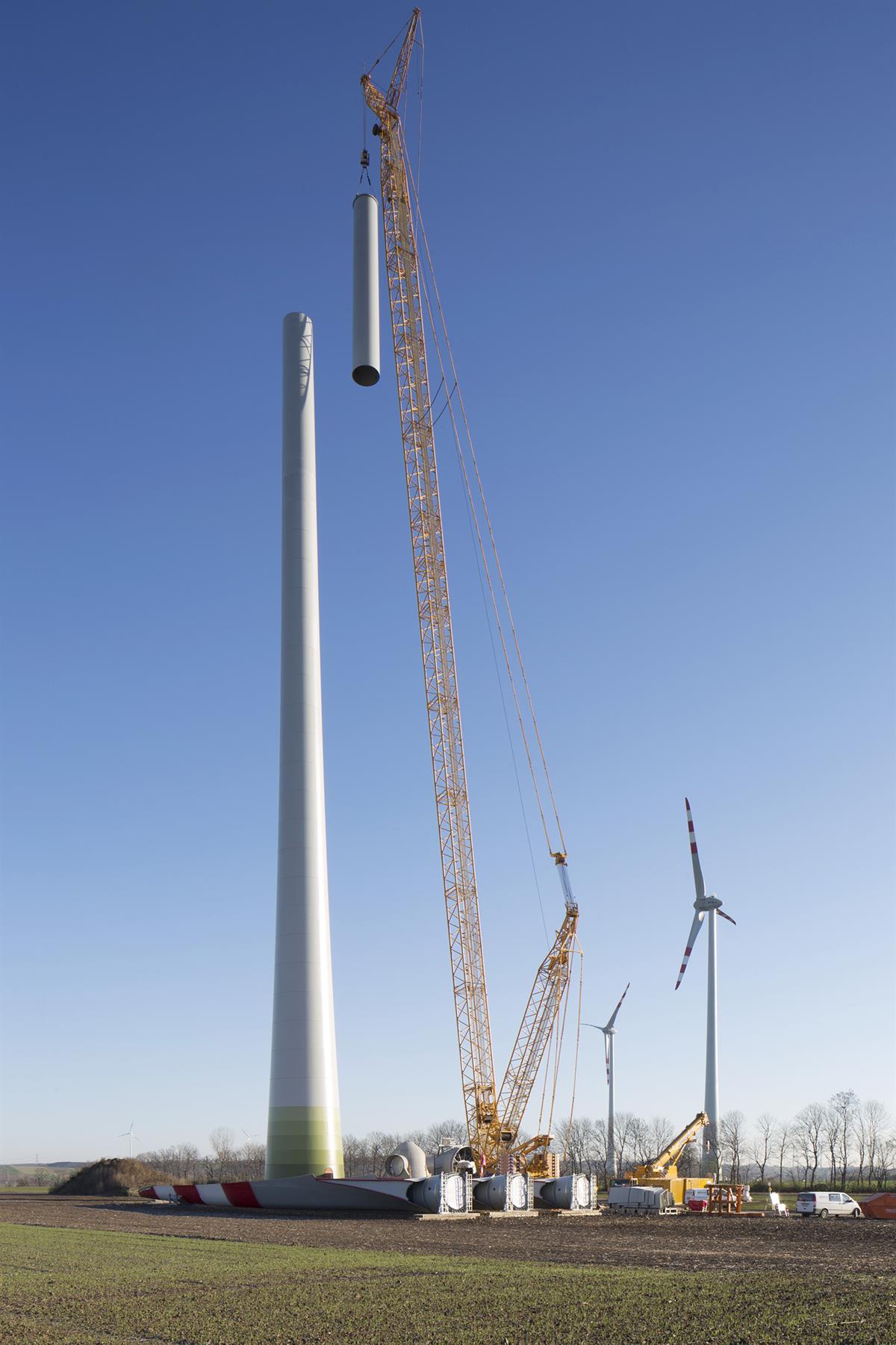 201511 Windpark Trautmannsdorf Montage 5839