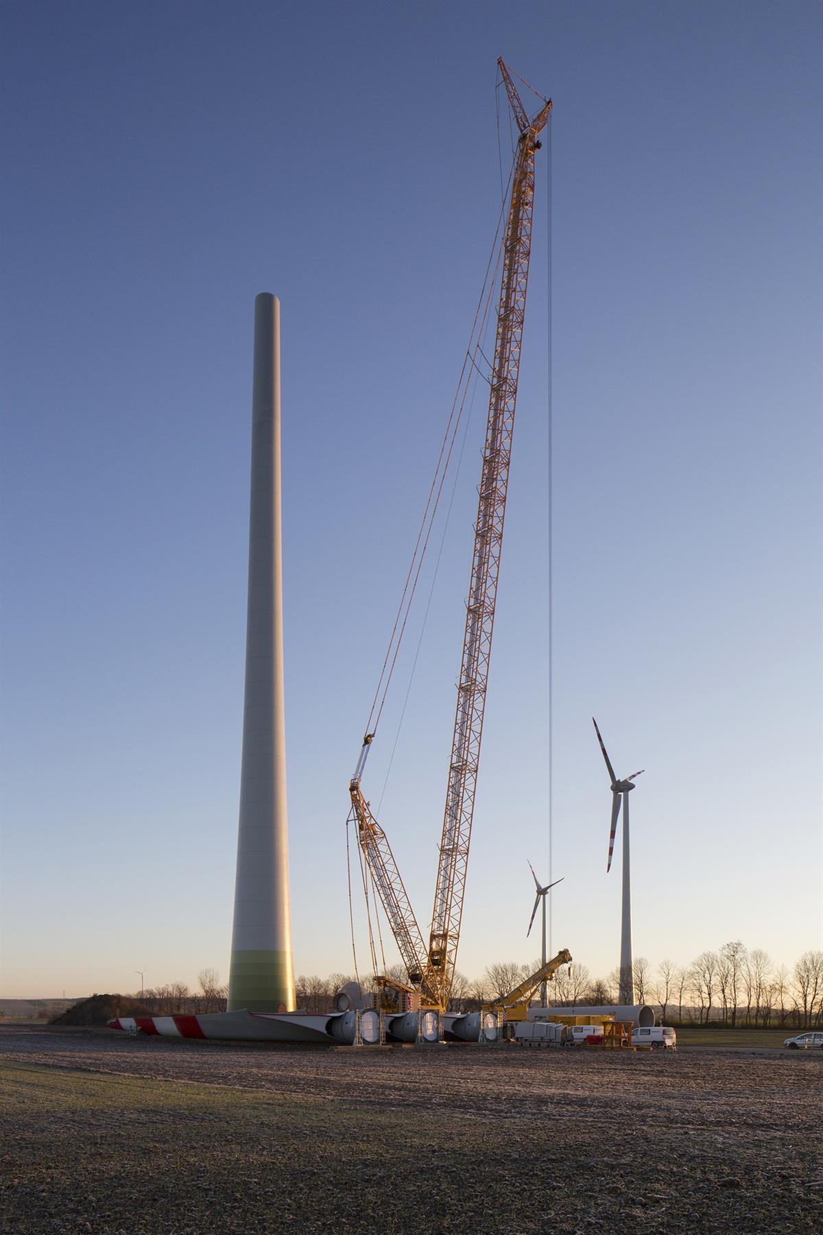 201511 Windpark Trautmannsdorf Montage 5228