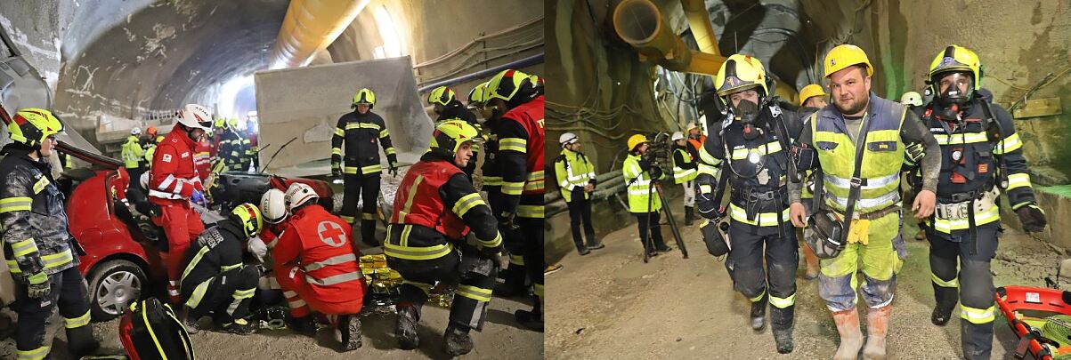 Mehr als 40 Rettungskräfte üben für den Ernstfall