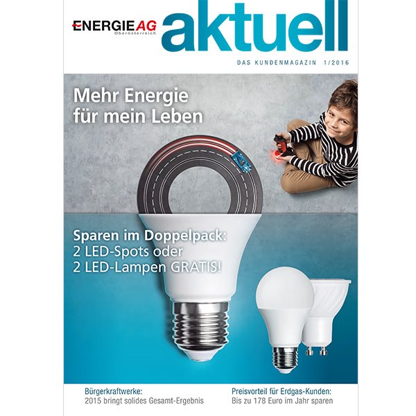 Kundenzeitung Energie AG aktuell, 12016