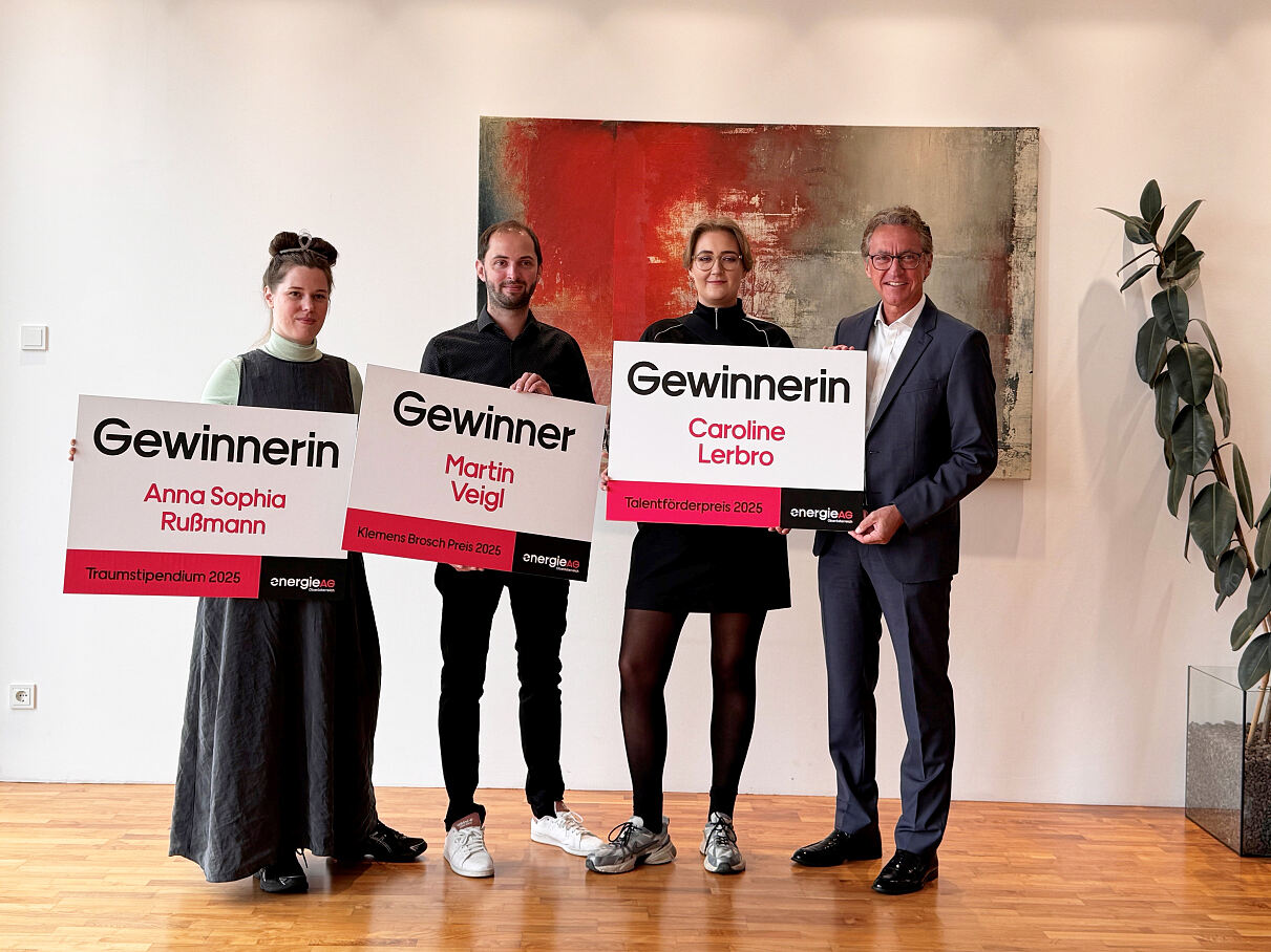 Energie AG zeichnet junge Talente mit Kunstpreisen aus