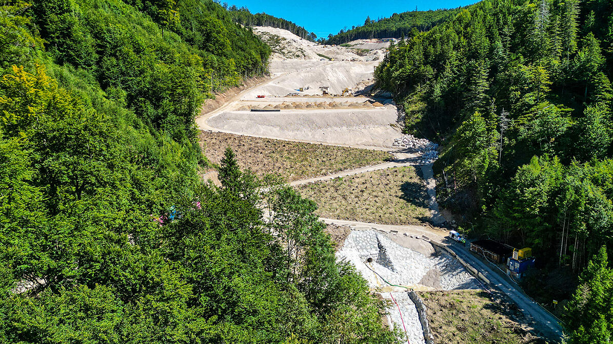 Bauarbeiten für Pumpspeicherkraftwerk Ebensee laufen auf Hochtouren