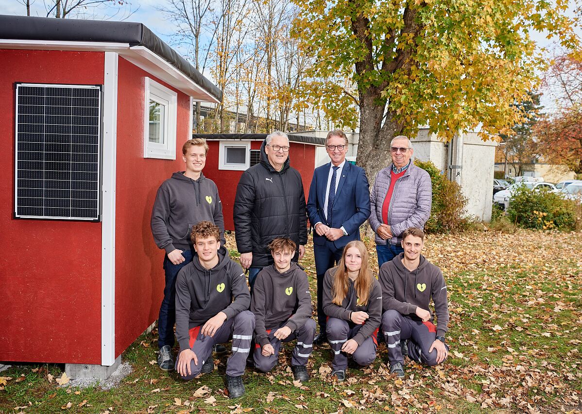 Weiteres „Dach überm Kopf“ am Energie AG-Gelände in Wegscheid aufgestellt