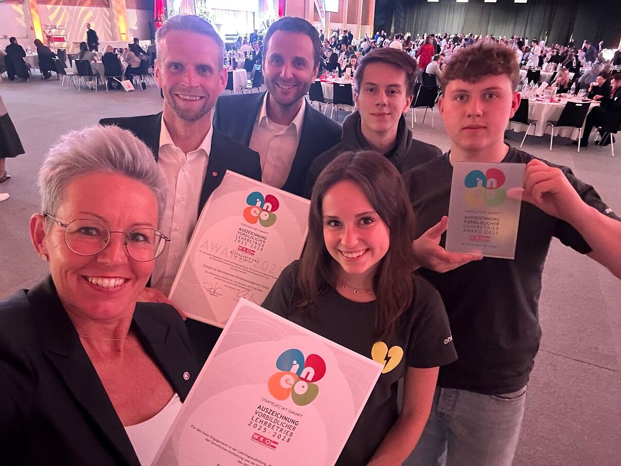 Energie AG als vorbildlicher Lehrbetrieb ausgezeichnet