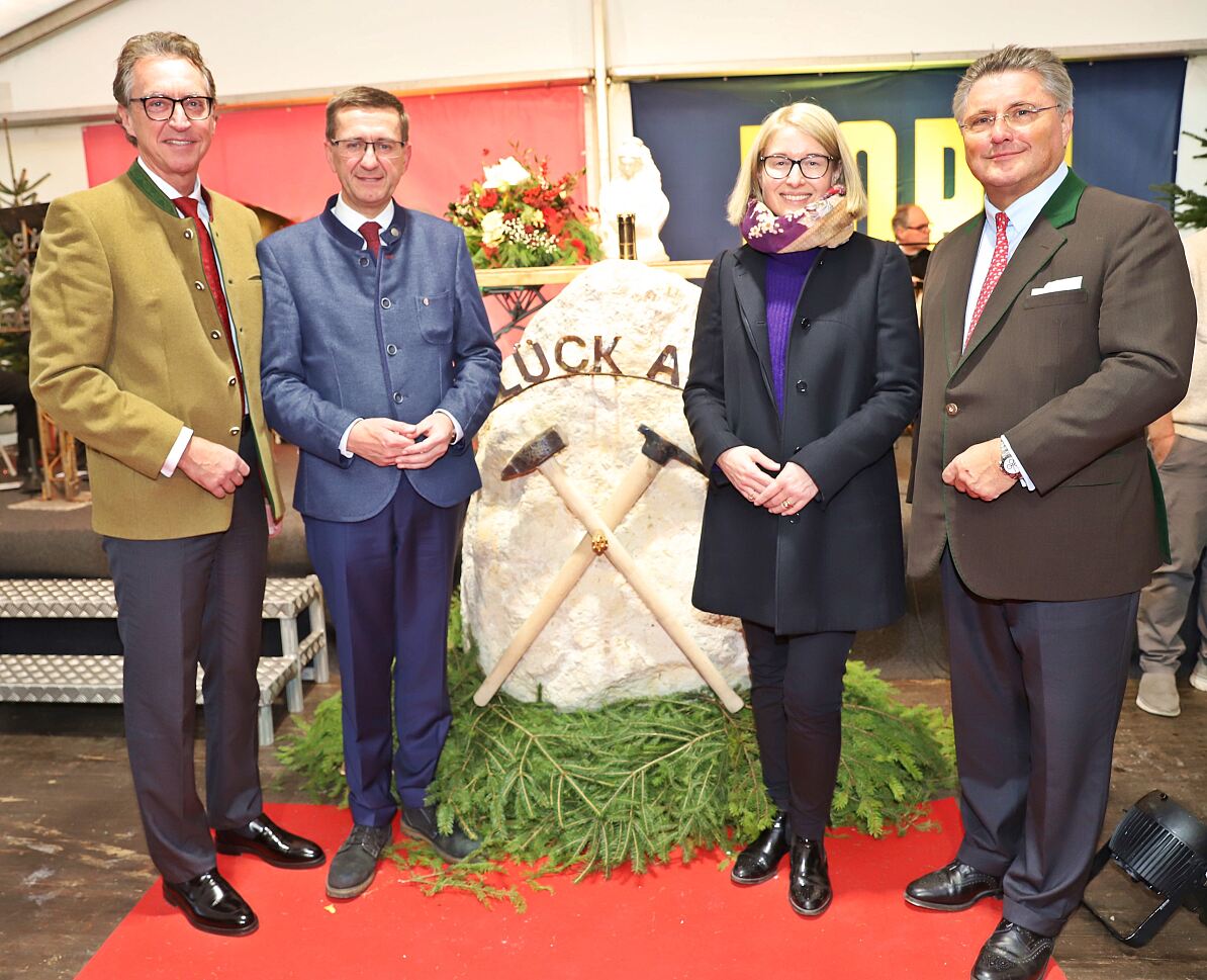 Barbarafeier beim Pumpspeicherkraftwerk der Energie AG in Ebensee